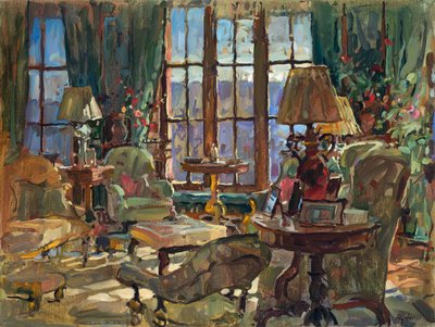 Castle Drawing Room by Susan Ryder